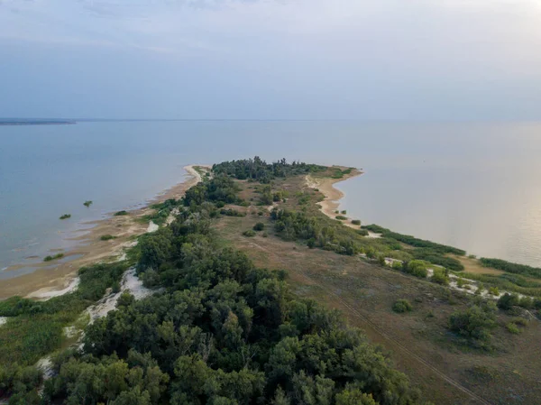 Landschappelijk Uitzicht Kaap Zandbank Semi Eiland — Stockfoto