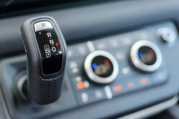 Automotive Gear Lever Shift Lever Installed Car — Stock Photo, Image