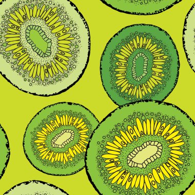 Dikişsiz doku, yeşil kivi.