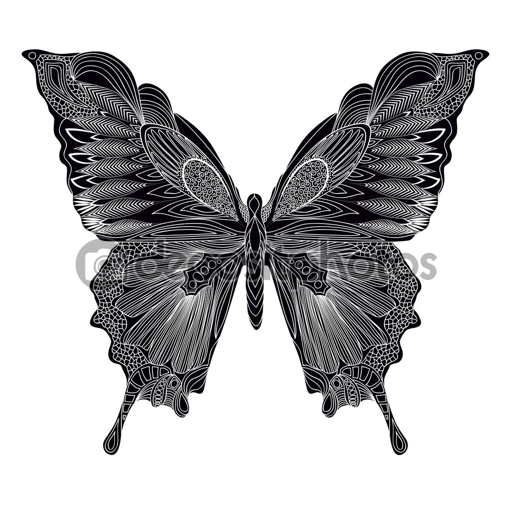 Black butterfly.