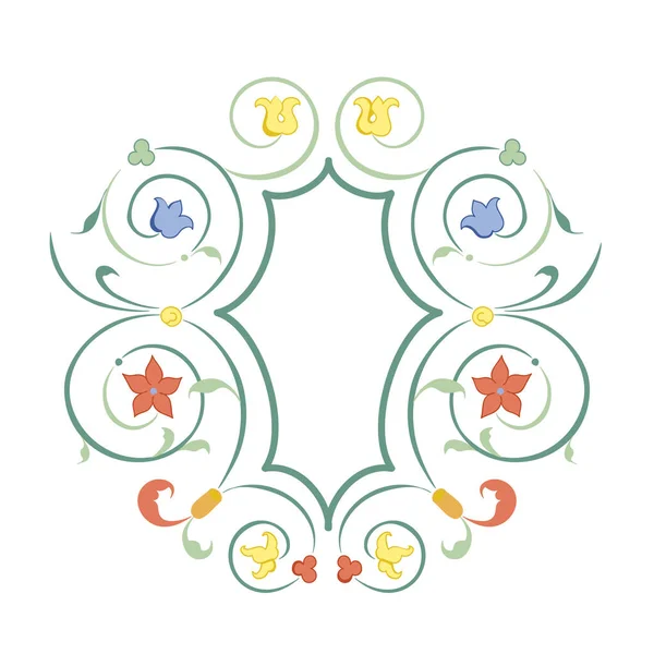 Decorative Element Byzantine Ornament Vector — 图库矢量图片