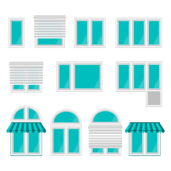 Iconos para ventanas — Vector de stock