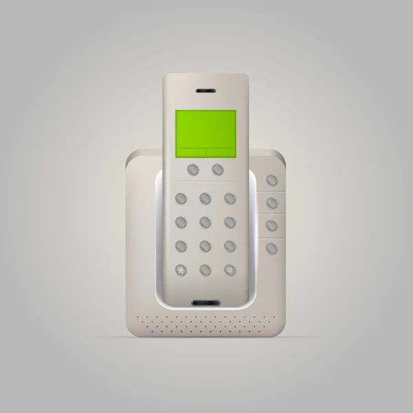 Illustration du radiotéléphone domestique — Image vectorielle