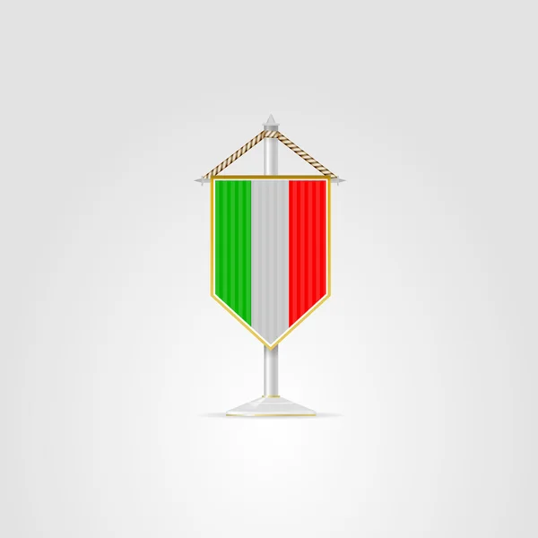 Illustration of national symbols of European countries. Italy. — Stock Vector