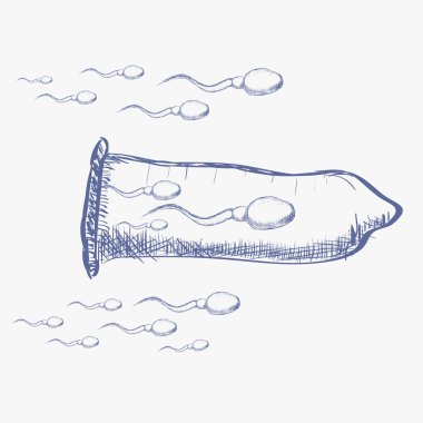 Illustration of condom clipart