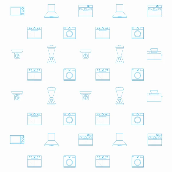 Achtergrond voor huishoudelijke apparatuur — Stockvector