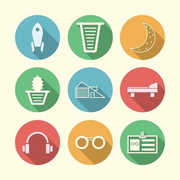 Vector icons for freelance and business — Stock Vector