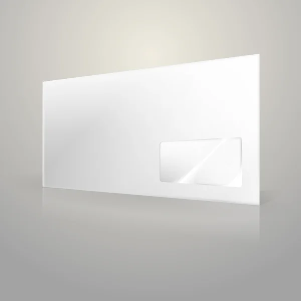 Illustration of white envelope — Stock Vector