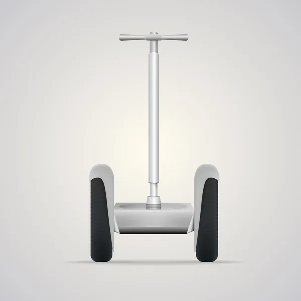 Vectorillustratie van segway een vooraanzicht. — Stockvector