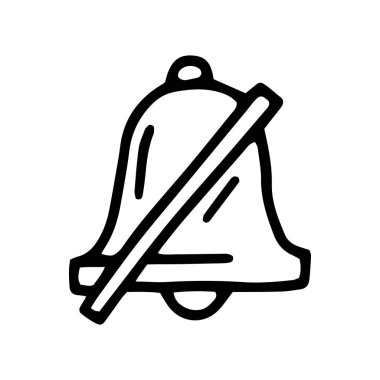 bildirim satırını kapat vektör karalama basit simgesi