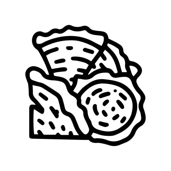 Sauna brandhout lijn vector doodle eenvoudige pictogram — Stockvector