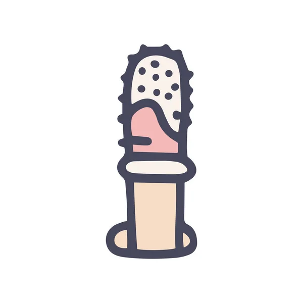 Penis extender color vector doodle simple icon —  Vetores de Stock