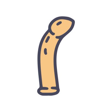 G-noktası canlandırıcı renk vektörü basit karalama simgesi