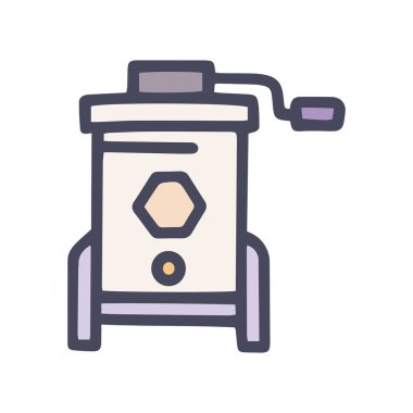 elle bal ayıklayıcı renk vektörü karalama basit simgesi