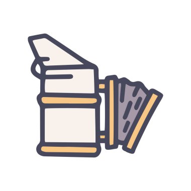 Arı içicisi renk vektörü karalaması basit simge