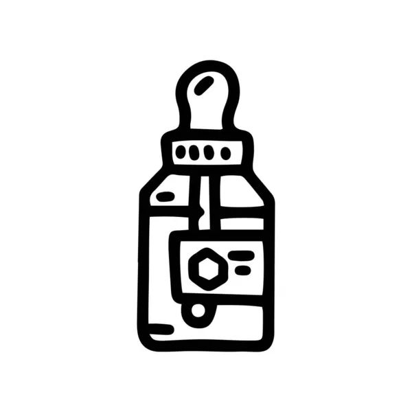 Propolis jar line vector doodle simple icon — 스톡 벡터