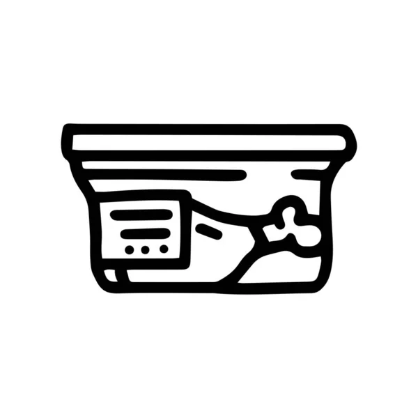 Pacote de aves linha vetor doodle ícone simples — Vetor de Stock