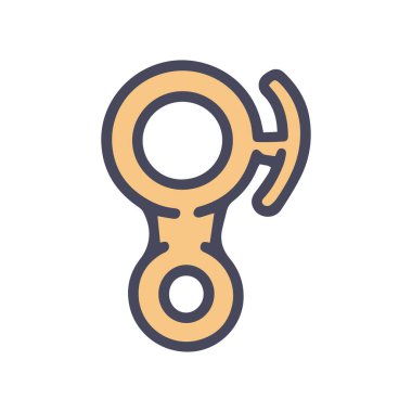 kaya tırmanışı renkleri vektör karalama basit simge