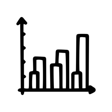 bar çizelgesi vektör karalaması basit simge