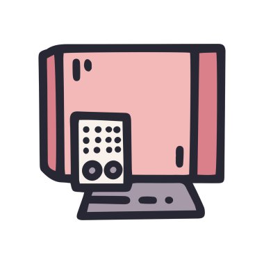 ısı topu renk vektörü basit simge karalama