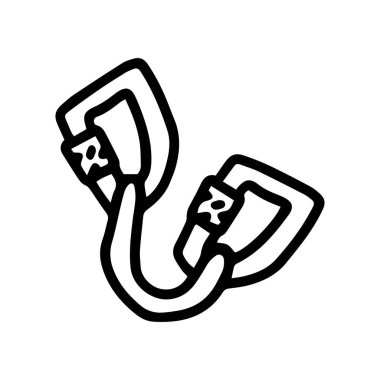 Tırmanan hızlı çizgiler vektör karalama basit simgesi