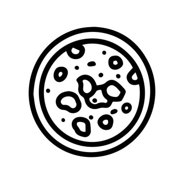 Pozole çizgisi çizimi basit simge tasarımı