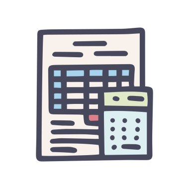 gider tablosu renk vektörü karalaması basit simge