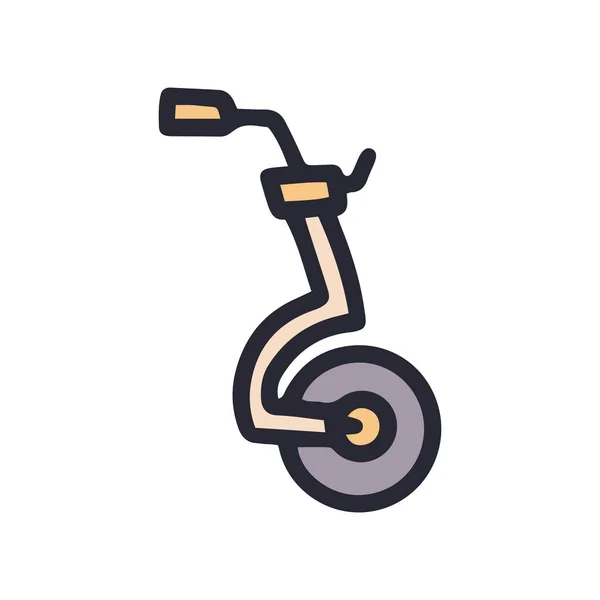 Measuring wheel color vector doodle simple icon — стоковый вектор