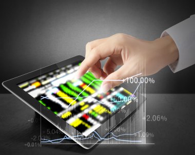 değmek perde tablet grafik ile