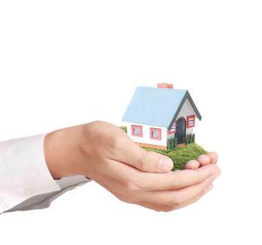 Evin temsil eden ana sayfa tutan