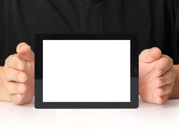 El tablet Tablet ve gösterileri — Stok fotoğraf
