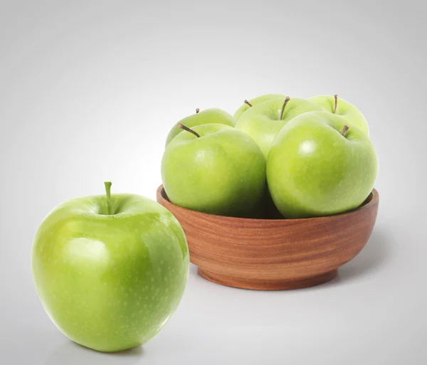 Grönt äpple — Stockfoto