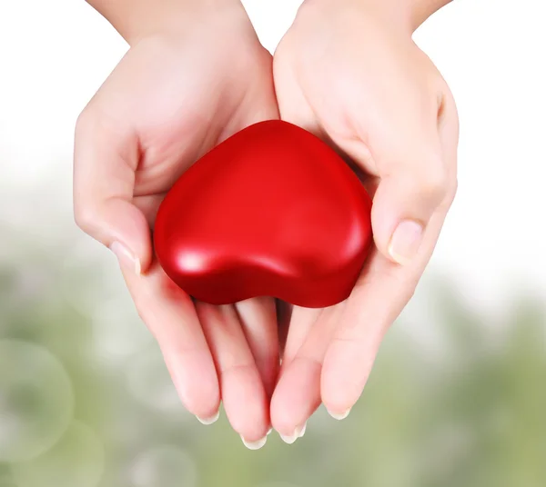 Heart in the hands — Stock Photo, Image