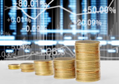 altın sikke üzerinde bitki