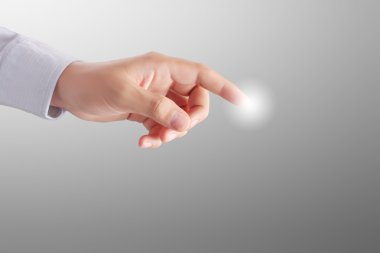 dokunmatik düğmesine basarak