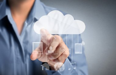 Modern sosyal düğmelere basarak