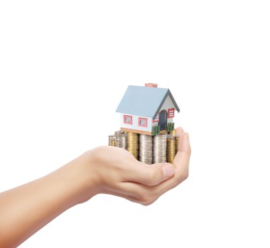 Evin temsil eden ana sayfa tutan