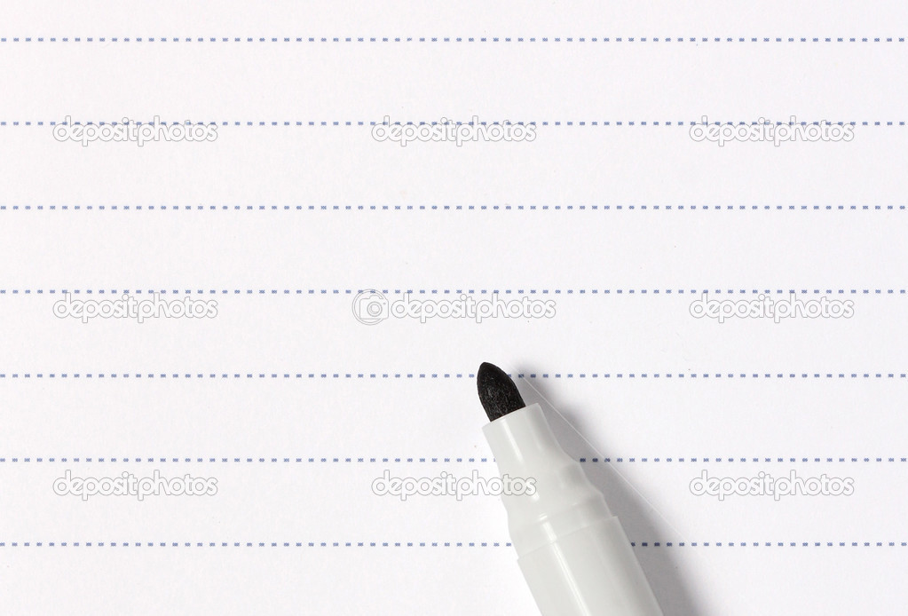 Photo of blank squared graph paper with a yellow pencil