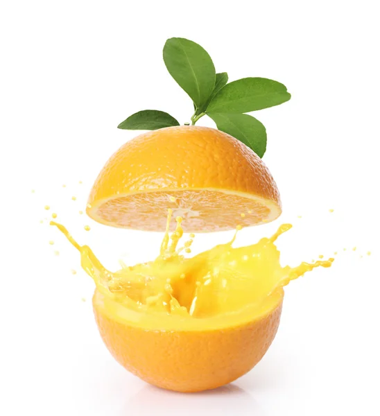 Pomerančová šťáva, samostatný — Stock fotografie