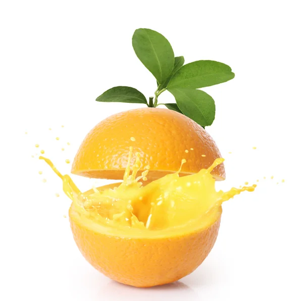 Pomerančová šťáva, samostatný — Stock fotografie