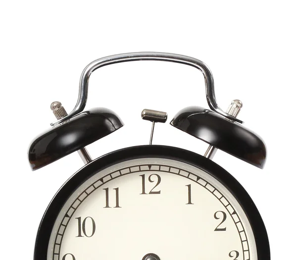 Reloj despertador vintage negro — Foto de Stock