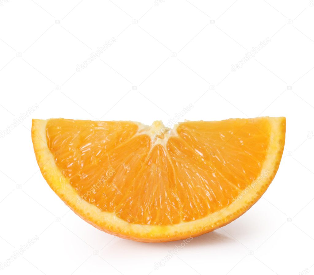 Orange fruit isolated 