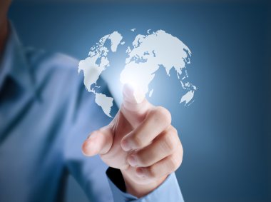  Modern sosyal düğmelere basarak 