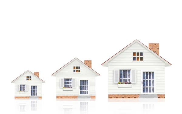 Hypotheek concept van geld huis — Stockfoto