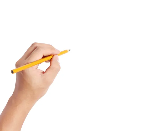 Pencil writting something — Stock Photo, Image