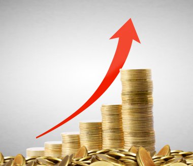 altın sikke ve onları grafik 