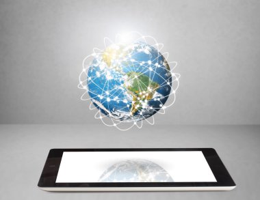 boş ekran ile tablet 