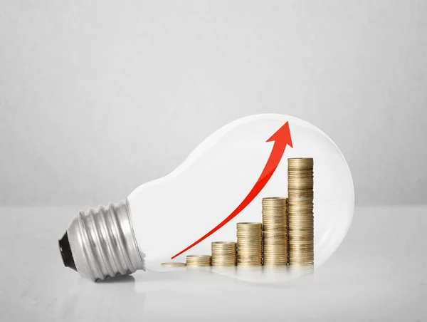 Energy saving light bulb — Stock Photo, Image