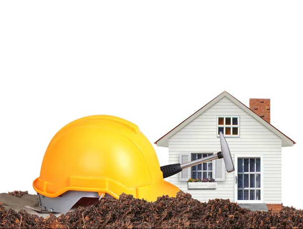 Selection of tools in the shape of a house — Stock Photo, Image