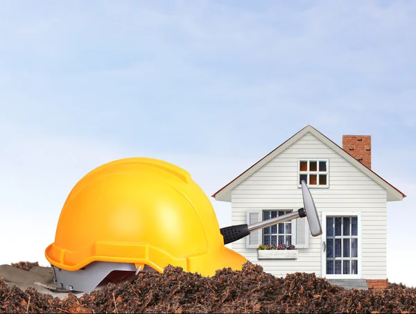 Selectie van gereedschappen in de vorm van een huis — Stockfoto